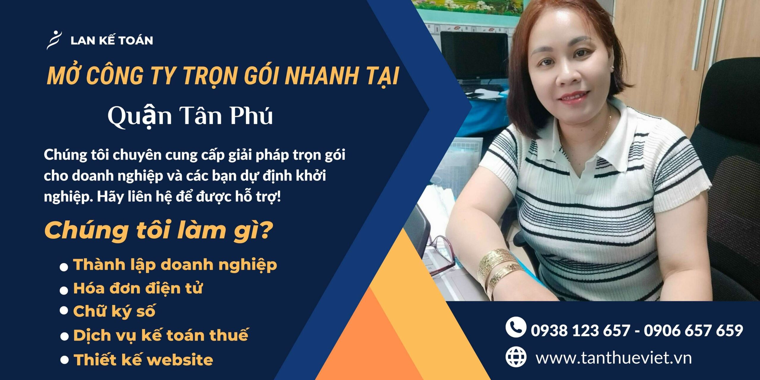 Dịch vụ thành lập công ty doanh nghiệp Quận Tân Phú Nhanh, Trọn Gói