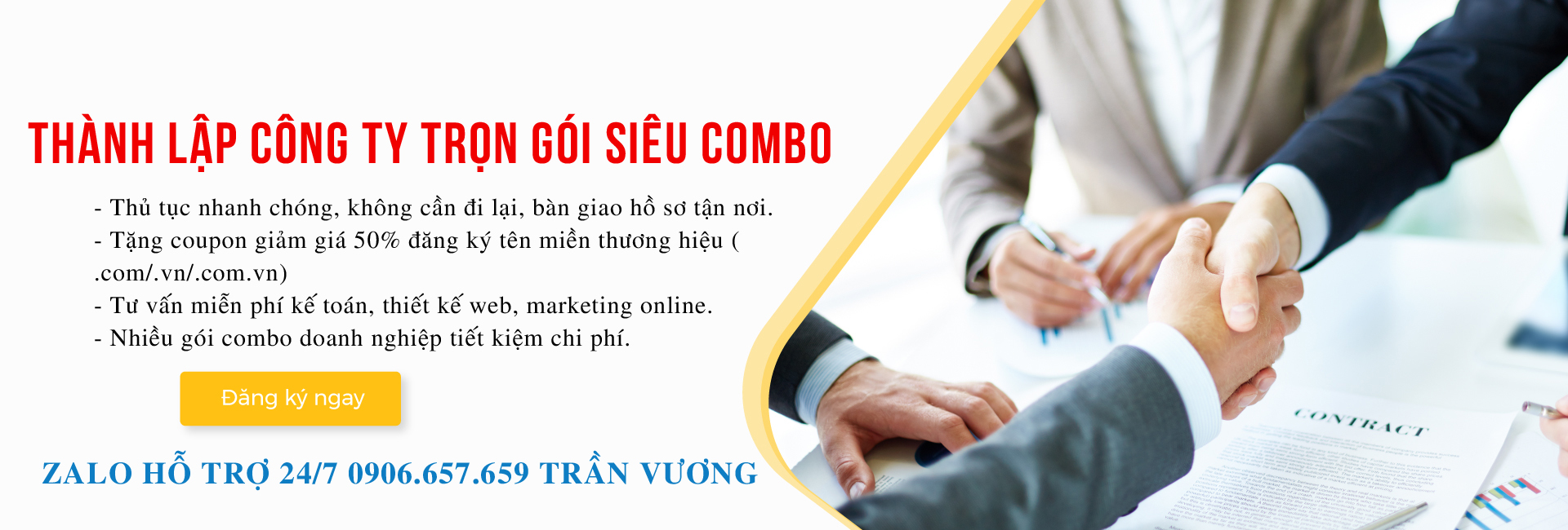 Khuyến Mãi Thành Lập Doanh Nghiệp Gói Combo Ưu Đãi -Tân Thuế Việt