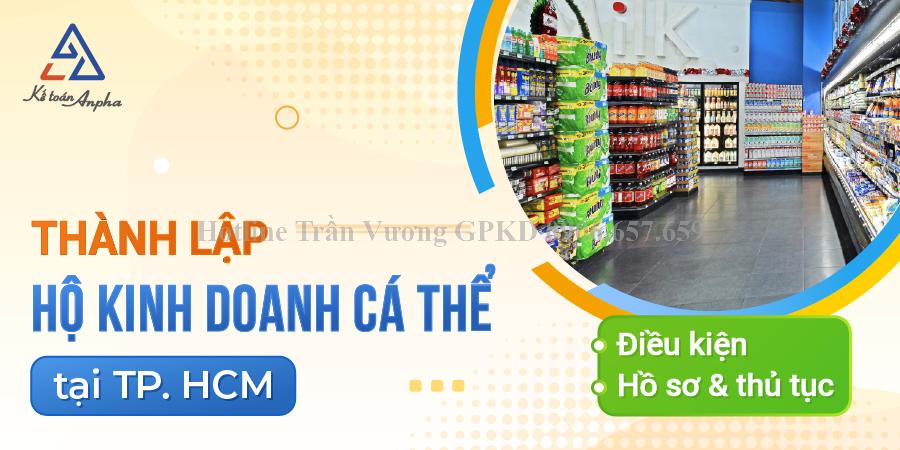 Thủ tục thành lập hộ kinh doanh